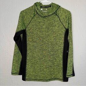 Xersion Green and Black Boys Athletic Hoodie | Size Youth Large